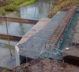 Remontowany most w Miłocicach